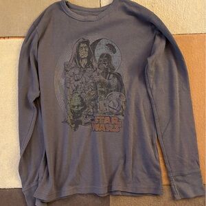STAR WARS Big Waffle-Knit Shirt size L
